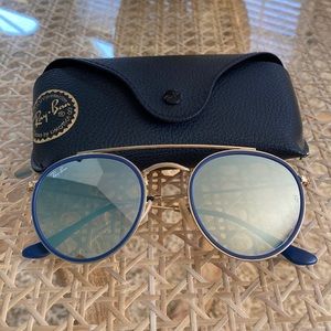 Ray-Ban Mirrored Round Glasses